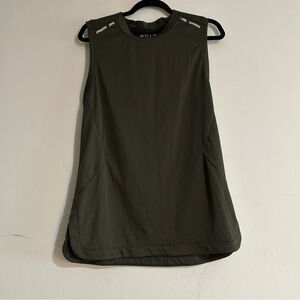 BYLT Basics Interval Tank Top Olive Green Sze Medium Athletic Workout Gym Active